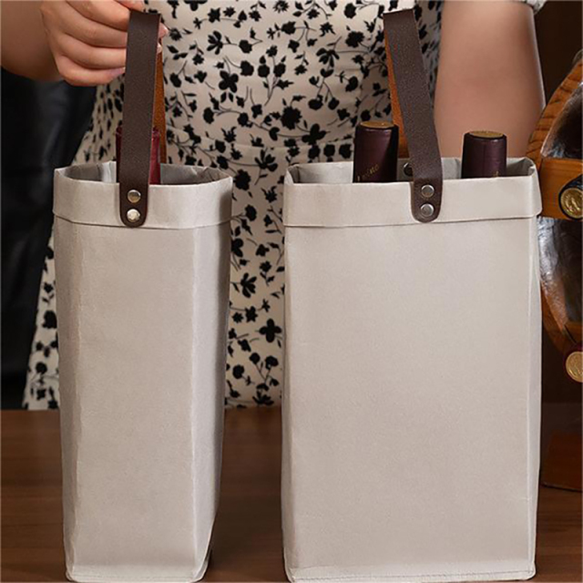 2 Pcs Wine Carrier Tote Bag