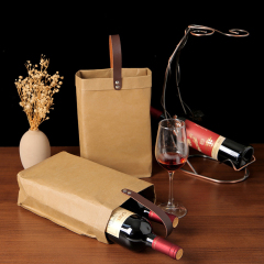 2 Pcs Wine Carrier Tote Bag