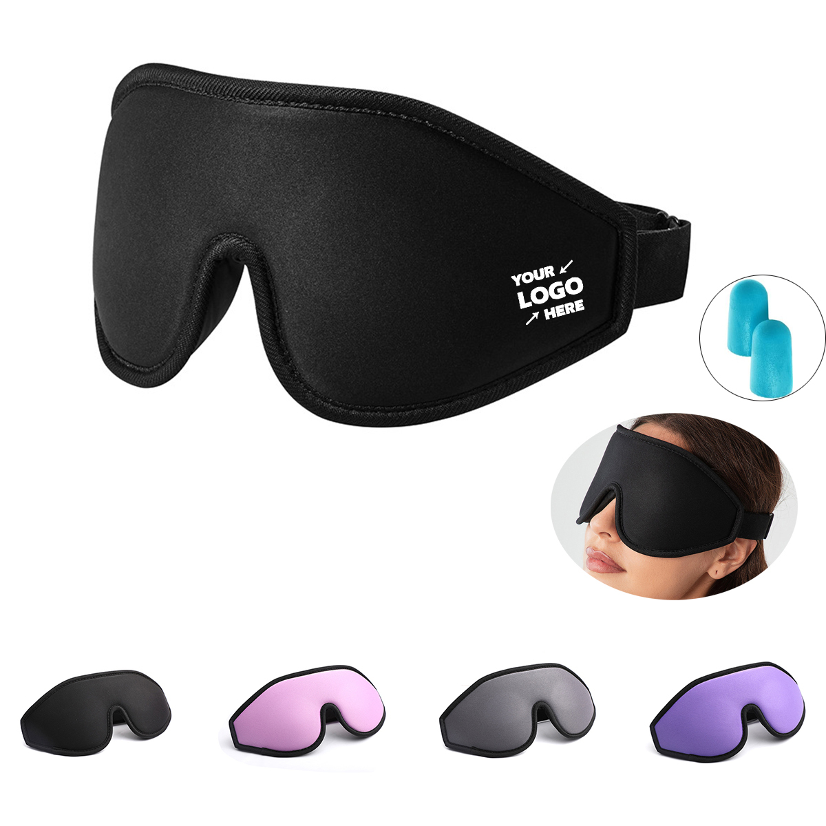 3D Blocking Lights Sleeping Eye Mask