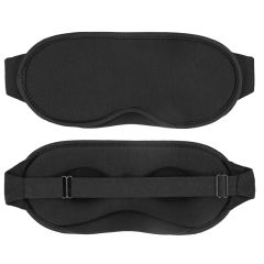 3D Contoured Cup Eye Mask With Storage Bag and Earplugs