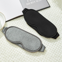 3D Contoured Cup Eye Mask With Storage Bag and Earplugs