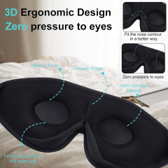 3D Memory Foam Contoured Eye Mask For Kids