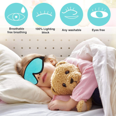 3D Memory Foam Contoured Eye Mask For Kids