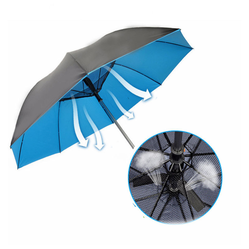 3 In 1 Umbrella With Fan And Power Bank