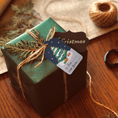 50 Pack Kraft Christmas Tag With Strings