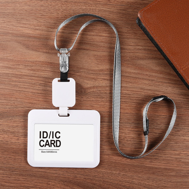 Badge Holders with Adjustable Lanyards