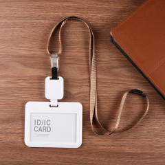 Badge Holders with Adjustable Lanyards