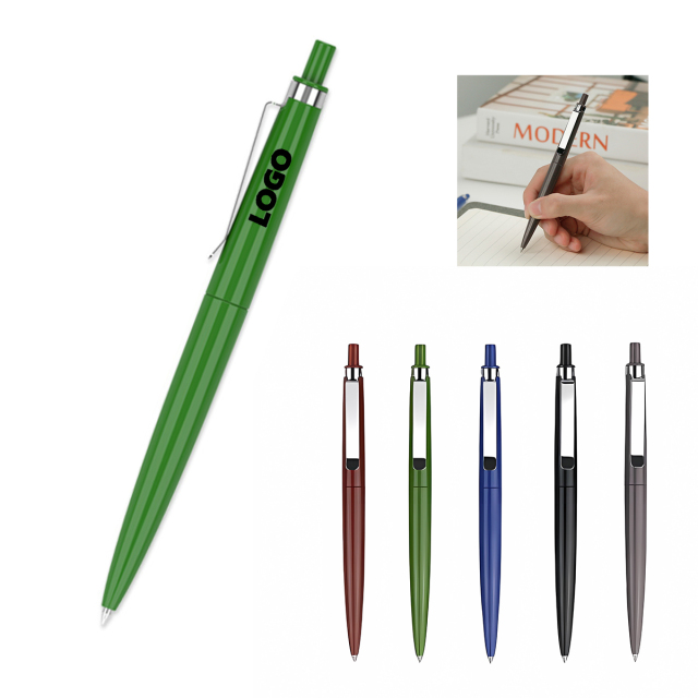 Ballpoint Pen With Chrome Trim