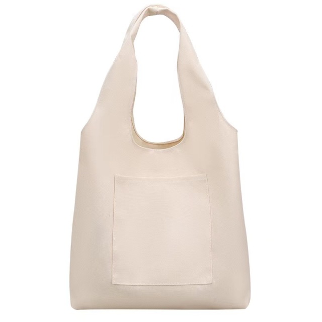 Canvas Tote Bag With Pockets