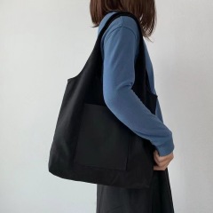 Canvas Tote Bag With Pockets