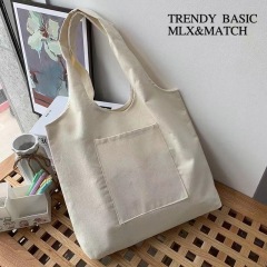 Canvas Tote Bag With Pockets