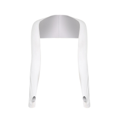 Cooling Shawl Arm Sleeves With Finger Hole