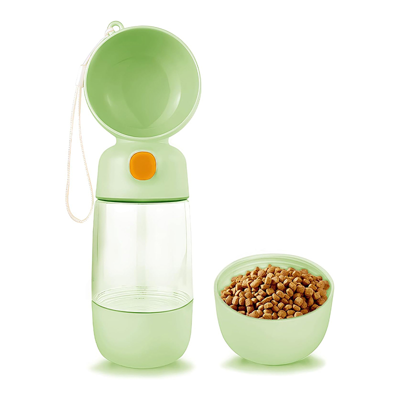 Dog Water Bottle With Food Container