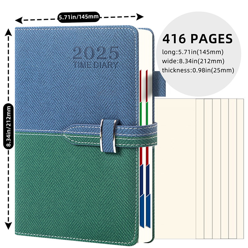 English Calendar Notebook