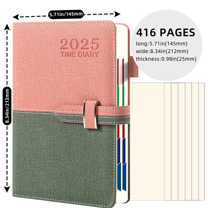 English Calendar Notebook