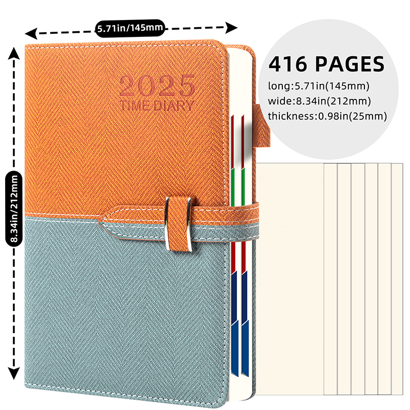 English Calendar Notebook