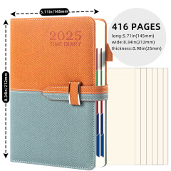 English Calendar Notebook