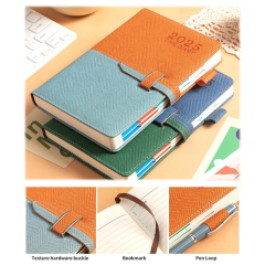 English Calendar Notebook
