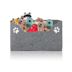 Felt Fabric Storage Basket With Handles