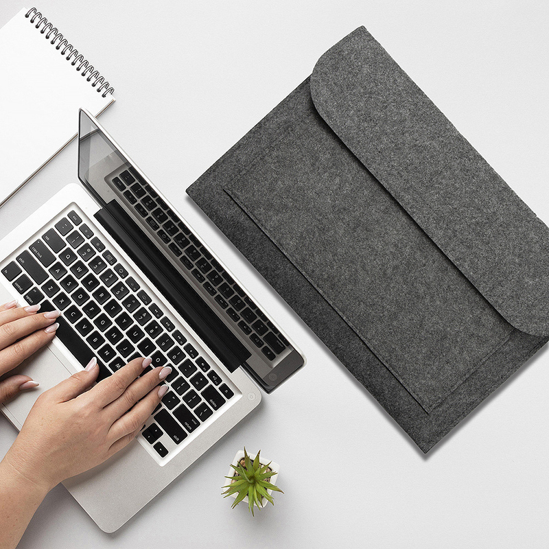 Felt Laptop Slip Pocket
