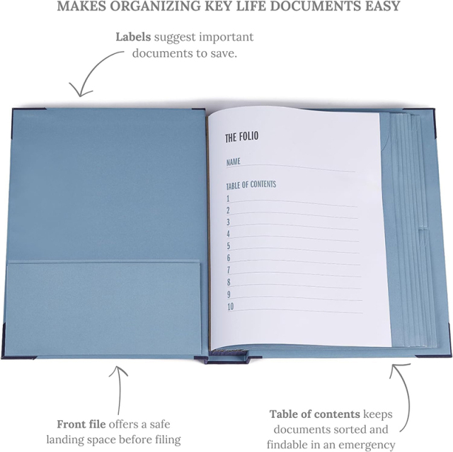 Folio Folders With Pockets