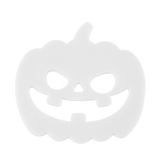 Halloween PVC Pumpkin Coasters