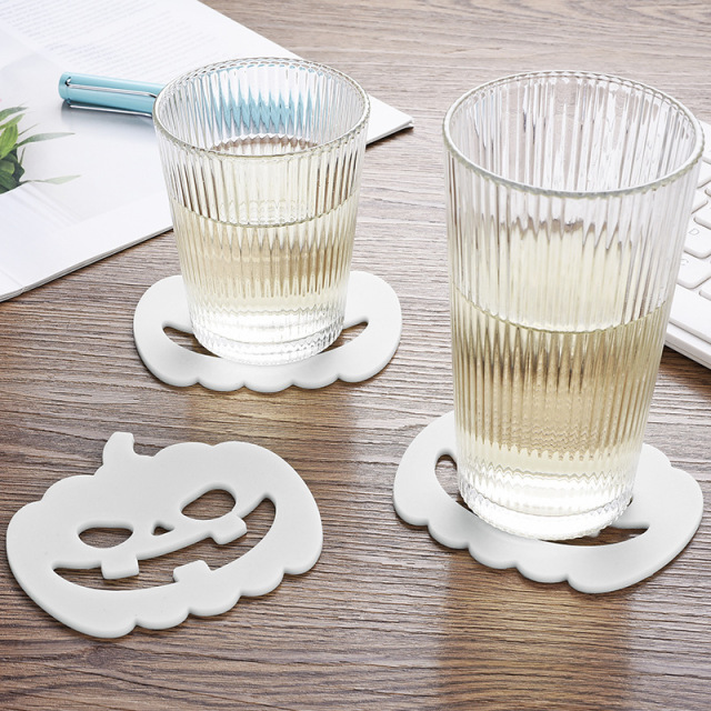 Halloween PVC Pumpkin Coasters