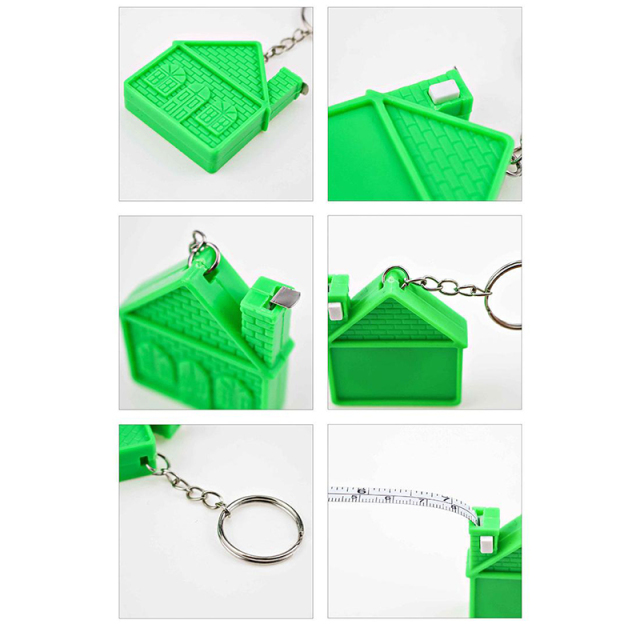 House 3 FT Tape Measure Key Chain