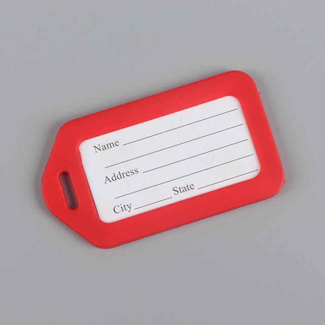 Plastic Luggage Identifiers with Lanyard