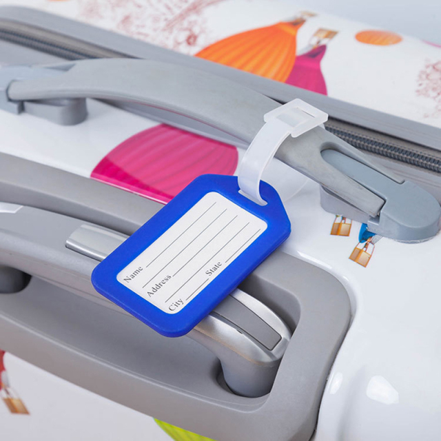 Plastic Luggage Identifiers with Lanyard