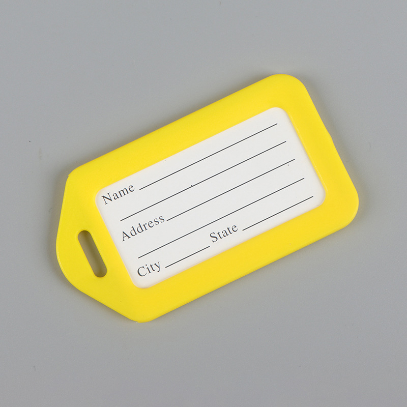 Plastic Luggage Identifiers with Lanyard