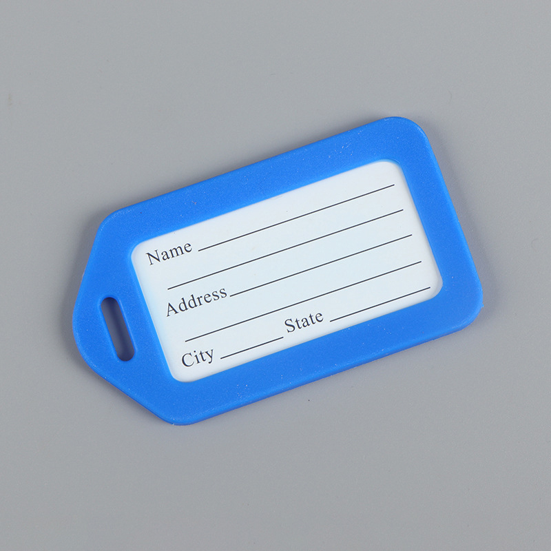 Plastic Luggage Identifiers with Lanyard
