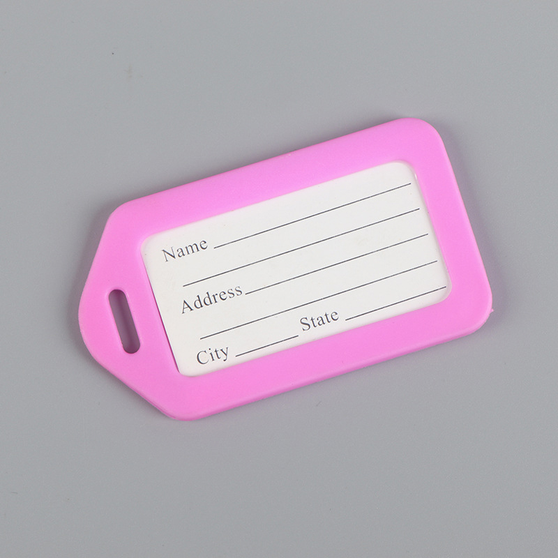 Plastic Luggage Identifiers with Lanyard
