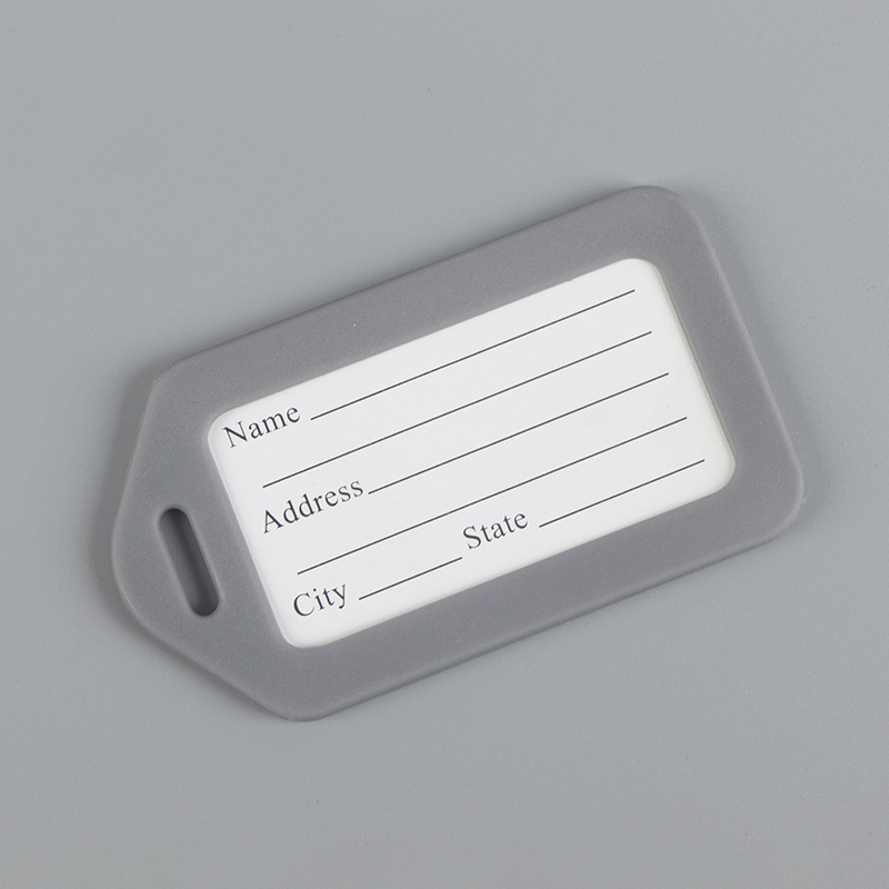 Plastic Luggage Identifiers with Lanyard