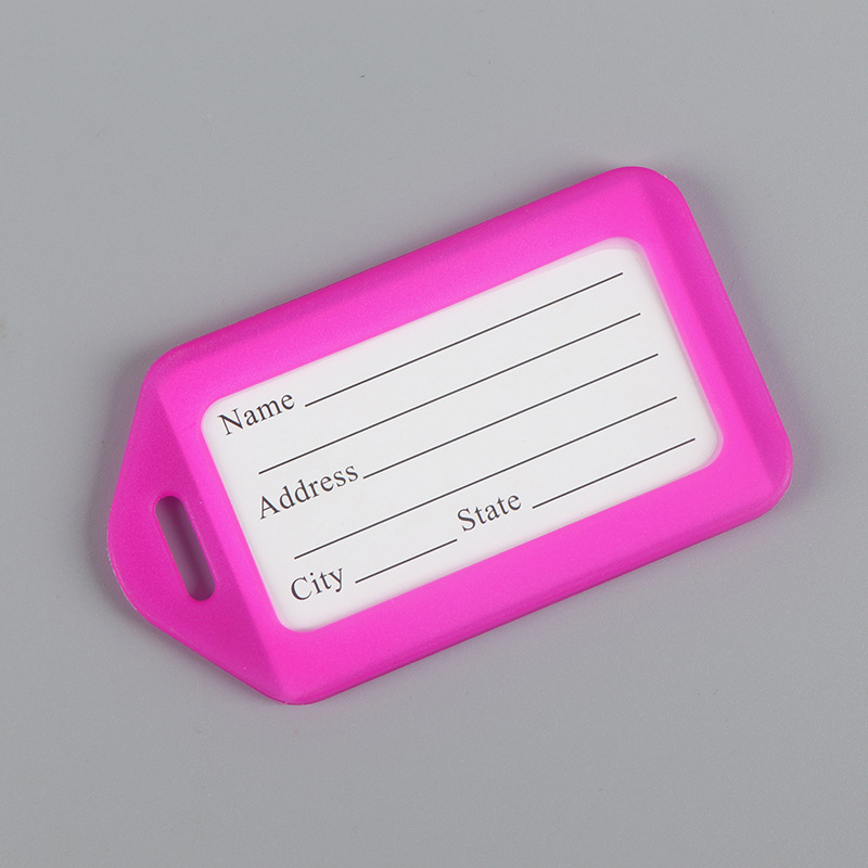 Plastic Luggage Identifiers with Lanyard