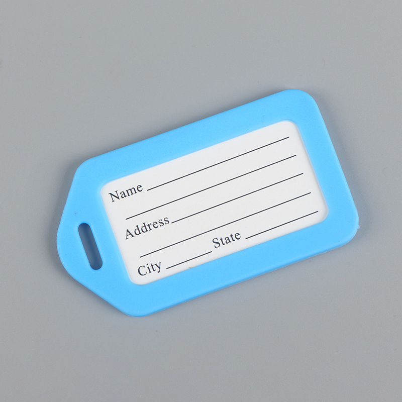Plastic Luggage Identifiers with Lanyard