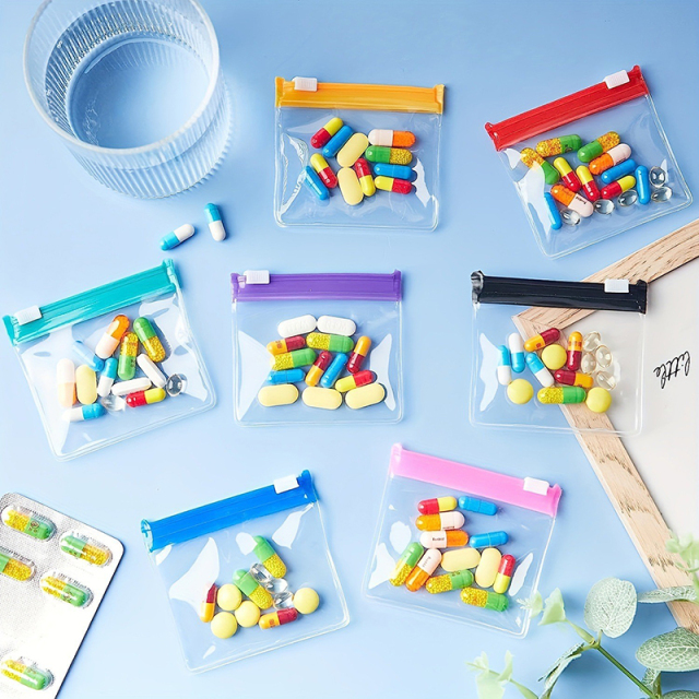Reusable Zippered Pill Pouch