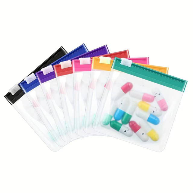Reusable Zippered Pill Pouch