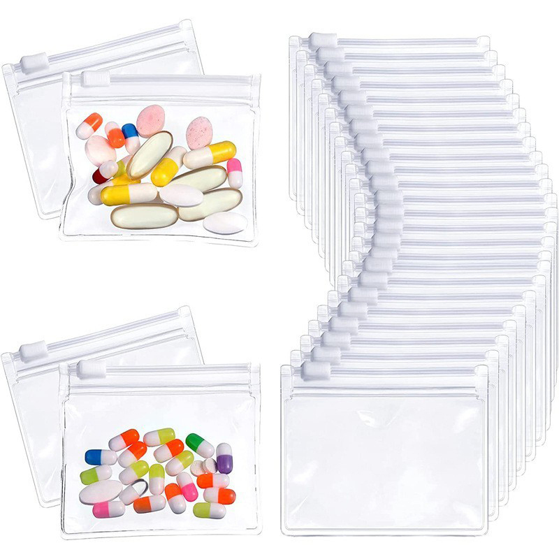 Reusable Zippered Pill Pouch