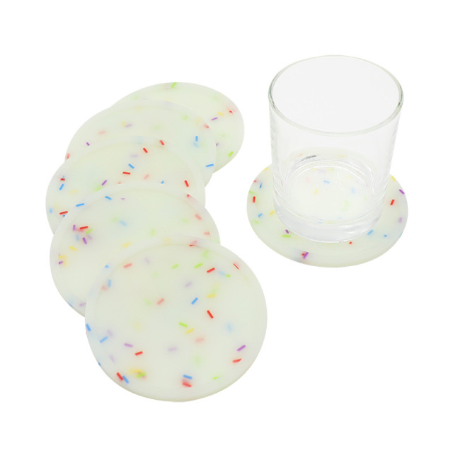 Round Silicone Coasters