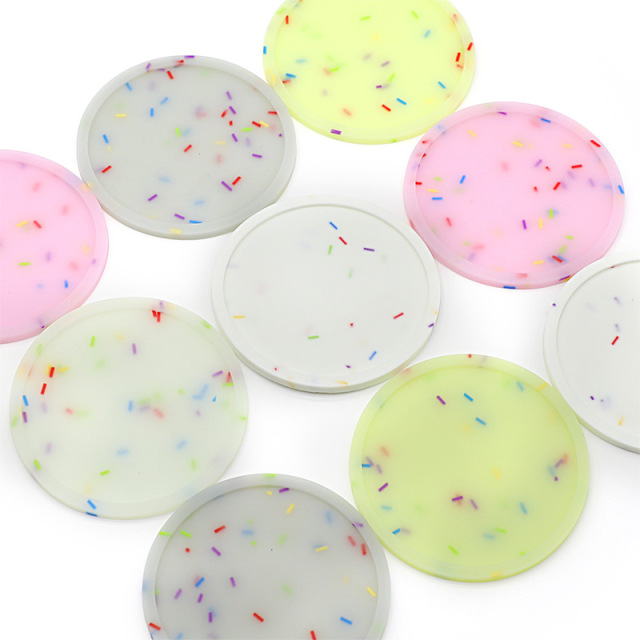 Round Silicone Coasters