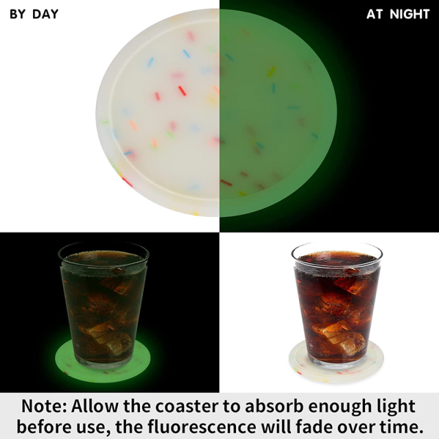 Round Silicone Coasters