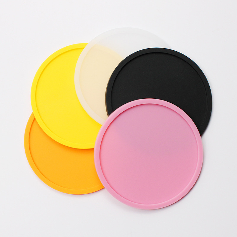 Round Silicone Coasters For Tabletop Protection