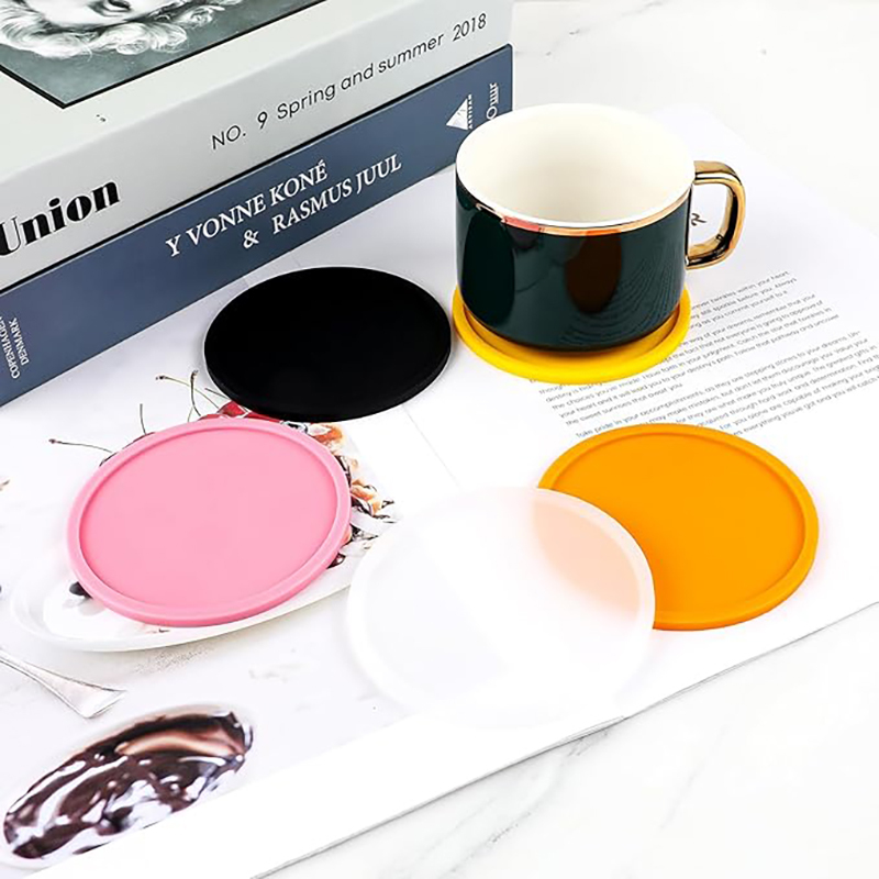 Round Silicone Coasters For Tabletop Protection