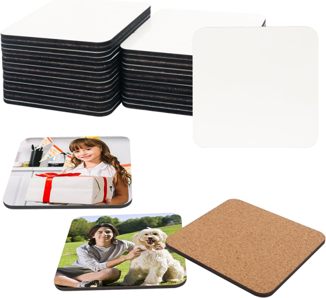 Square MDF Sublimation Coasters