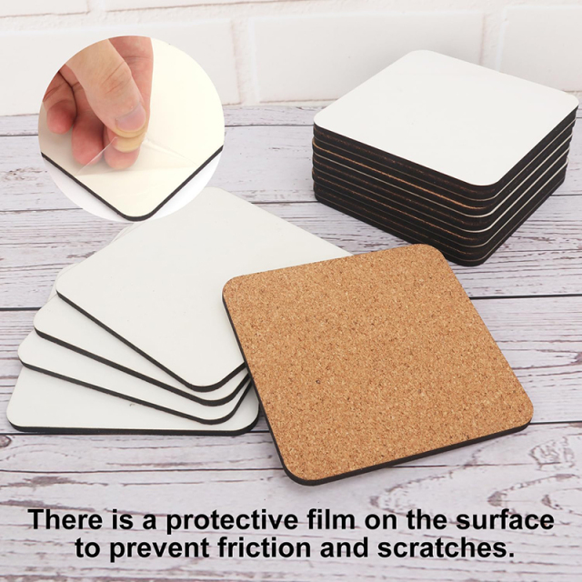Square MDF Sublimation Coasters