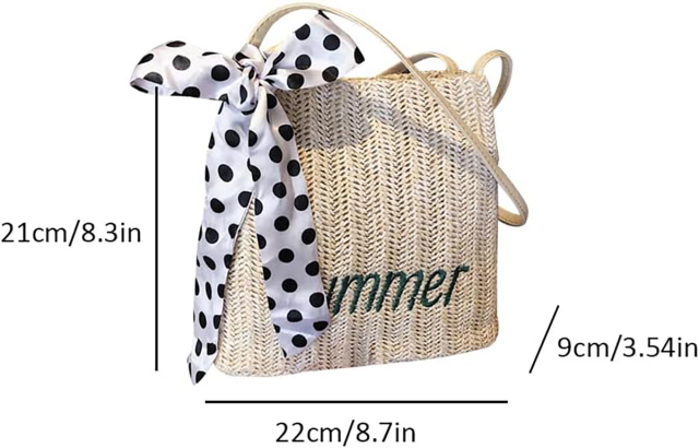 Summer Straw Tote Bags