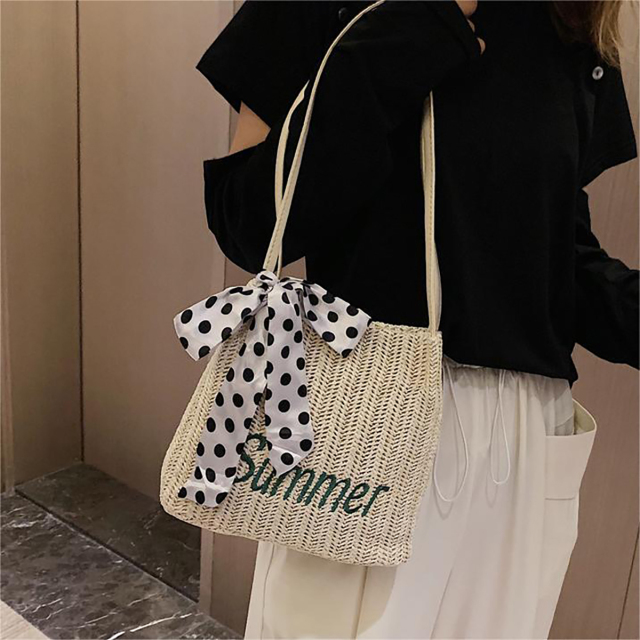 Summer Straw Tote Bags