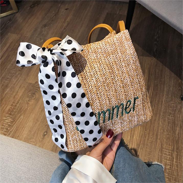 Summer Straw Tote Bags