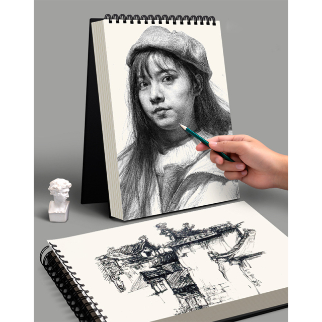 Upturned Sketch Book